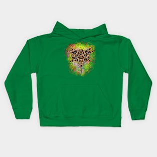 Abstract Dragonfly Kids Hoodie